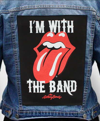 Nášivka na bundu The Rolling Stones - Im With The Band