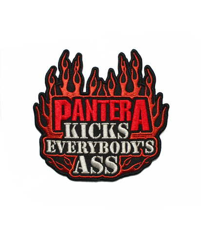 Nášivka - Nažehlovačka Pantera - Kicks Everybodys Ass
