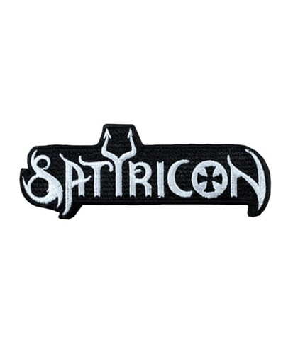 Nášivka - Nažehlovačka Satyricon - Logo Bílé