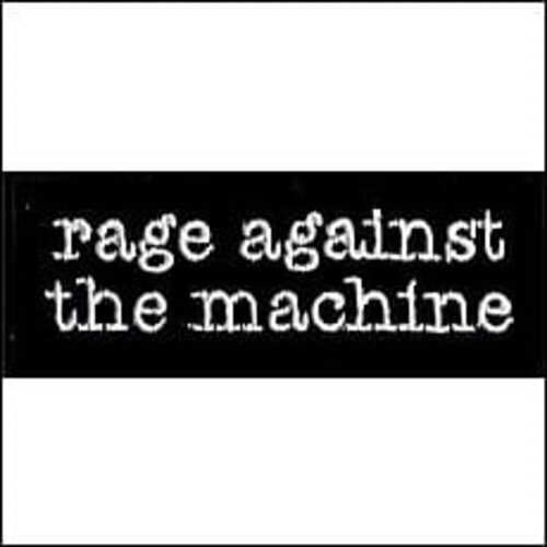 Nášivka Rage Against The Machine Logo Bílé