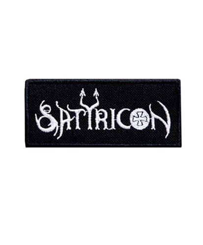 Nášivka SATYRICON logo 02 bílé