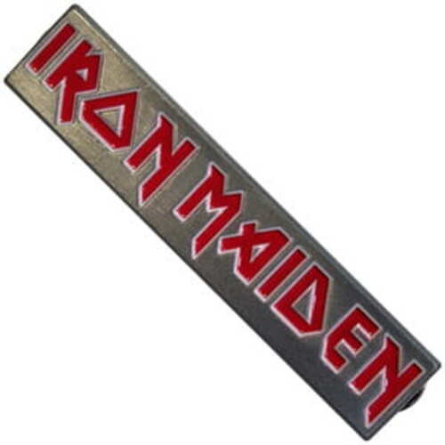 Odznak Iron Maiden - Logo - červené