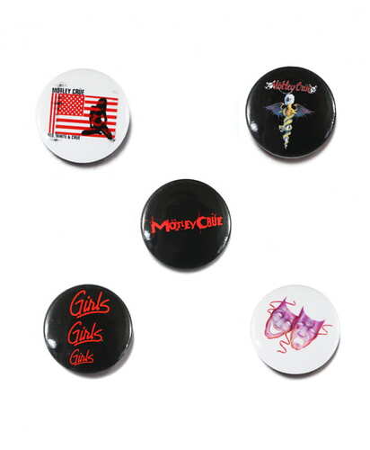 Placka Motley Crue - Dr Feelgood /  set 5 kusů