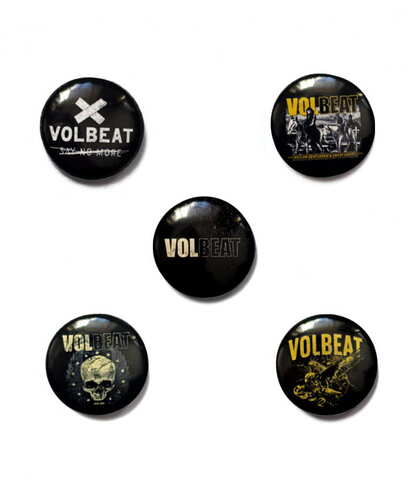 Placka Volbeat - Outlaw Gentlemen /  sada 5 kusů