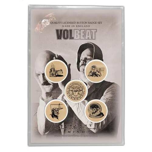 Placka Volbeat - Servant Of The Mind /  set 5 kusů
