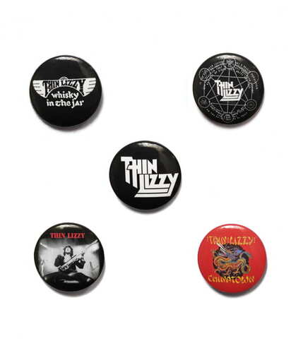Placky Thin Lizzy - Chinatown /  set 5 kusů