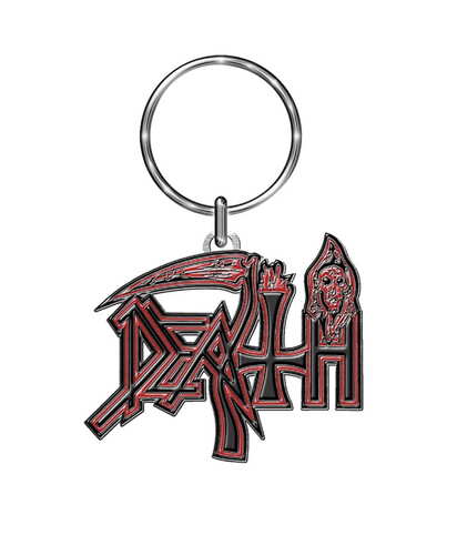 Přívěšek na klíče Death - Logo - červený