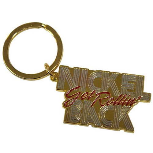 Přívěšek na klíče Nickelback - Logo Gold - Get Rollin