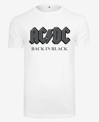 Tričko AC/ DC - Back In Black - Bílé