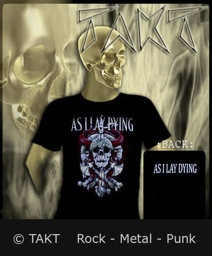 Tričko As I Lay Dying - Skull