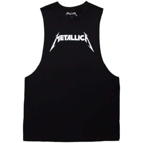 Tričko bez rukávů Metallica - Logo White