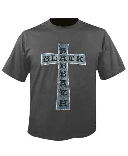 Tričko Black Sabbath - Cross - šedé