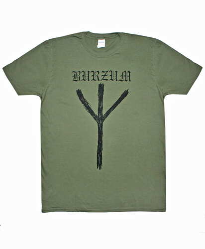 Tričko Burzum - Rune zelené
