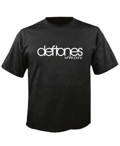 Tričko Deftones - bílé Poney