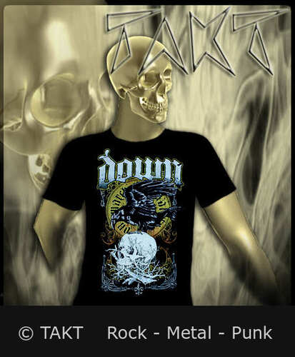 Tričko Down - Swamp Skull