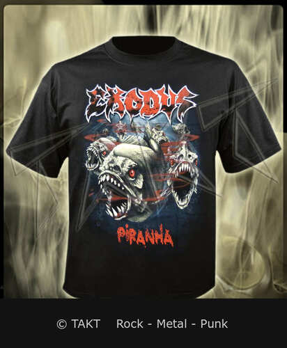 Tričko Exodus - Piranha