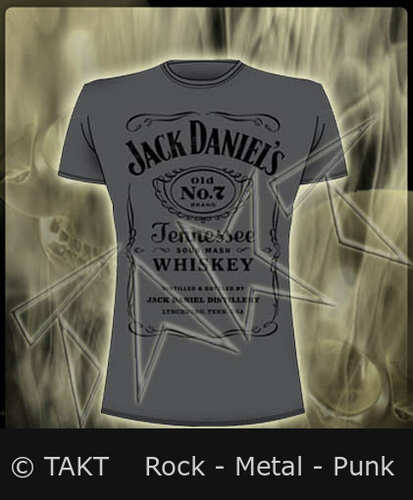 Tričko Jack Daniels - Distilled šedé