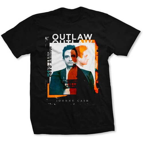 Tričko JOHNNY CASH - Outlaw Photo