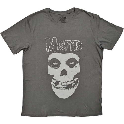 Tričko Misfits - logo & Fiend Grey