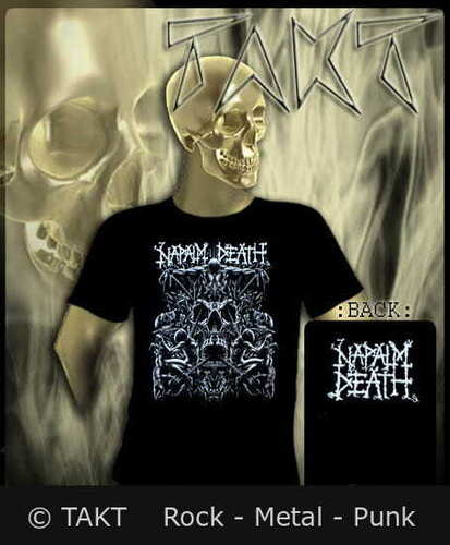 Tričko NAPALM DEATH - Skull