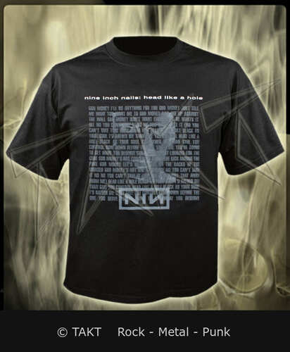 Tričko Nine Inch Nails - Head Like A Hole