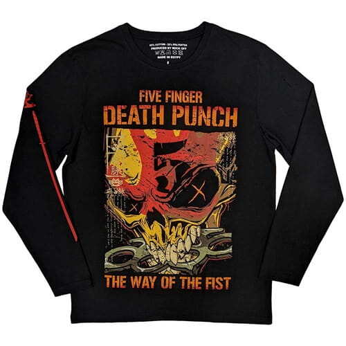 Tričko s dlouhým rukávem Five Finger Death Punch - The Way Of The Fist