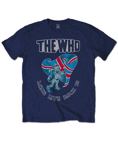 Tričko The Who - Long Live Rock 79 modré