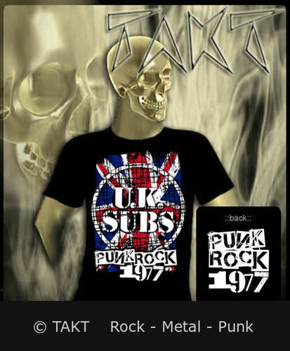 Tričko U. K.  Subs - Punk Rock 1977
