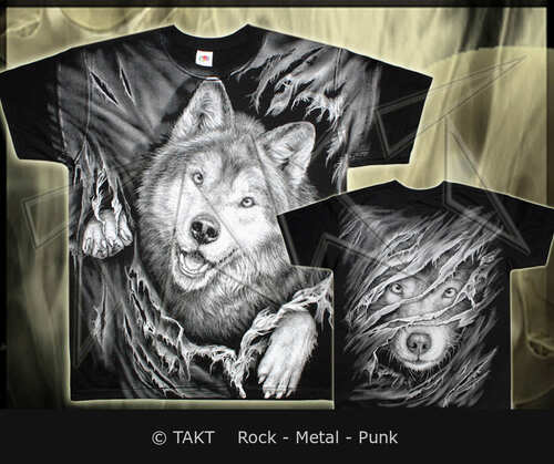 Tričko Vlk 04 3d - All Print