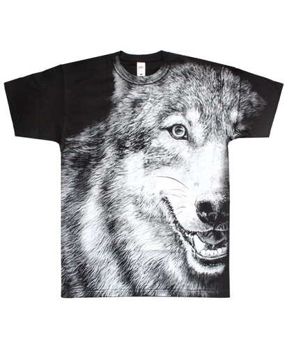 Tričko Wolf 07 Side - All Print